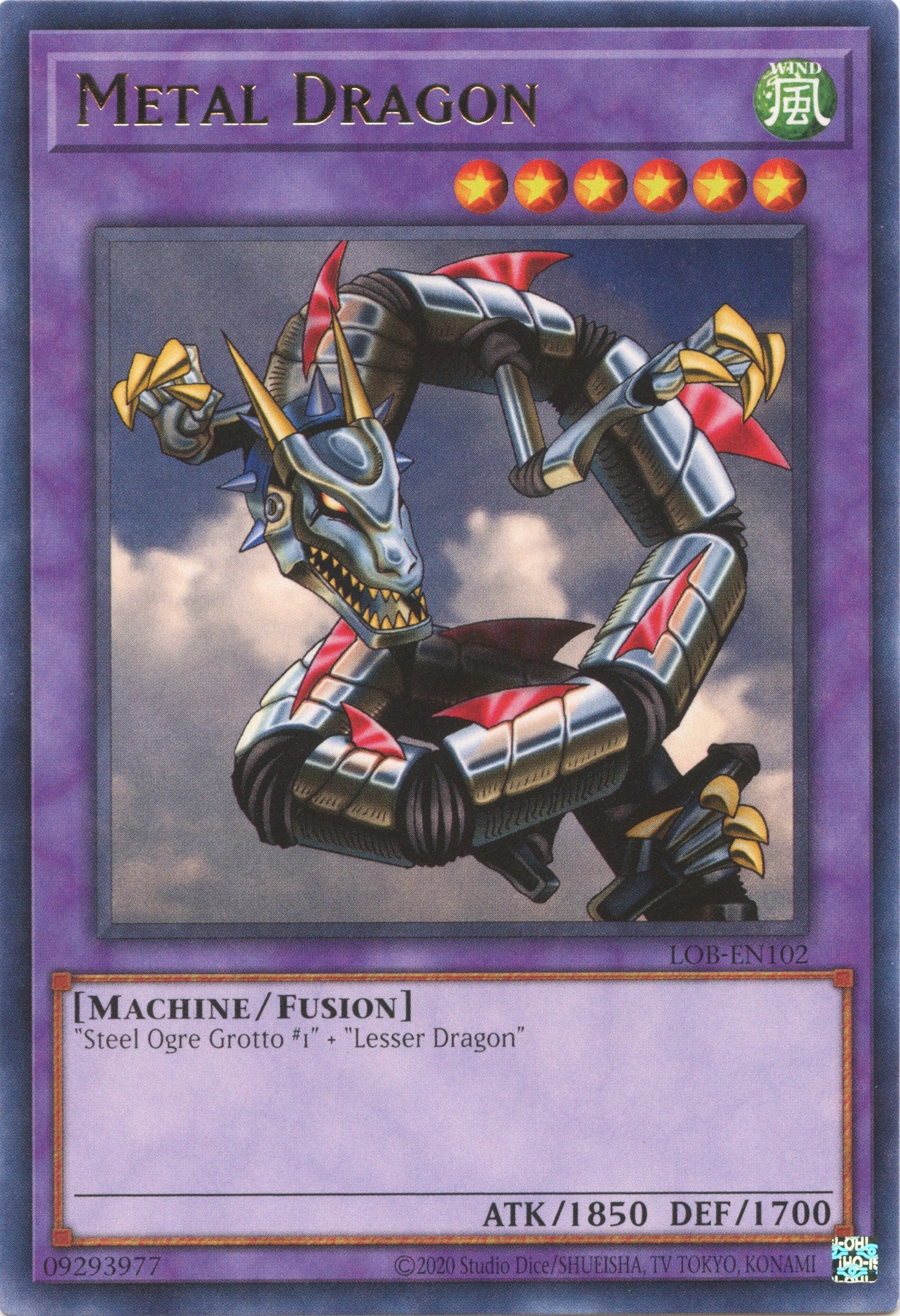 Metal Dragon (25th Anniversary) [LOB-EN102] Rare | Gam3 Escape