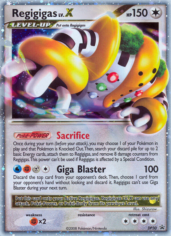 Regigigas LV.X (DP30) [Diamond & Pearl: Black Star Promos] | Gam3 Escape