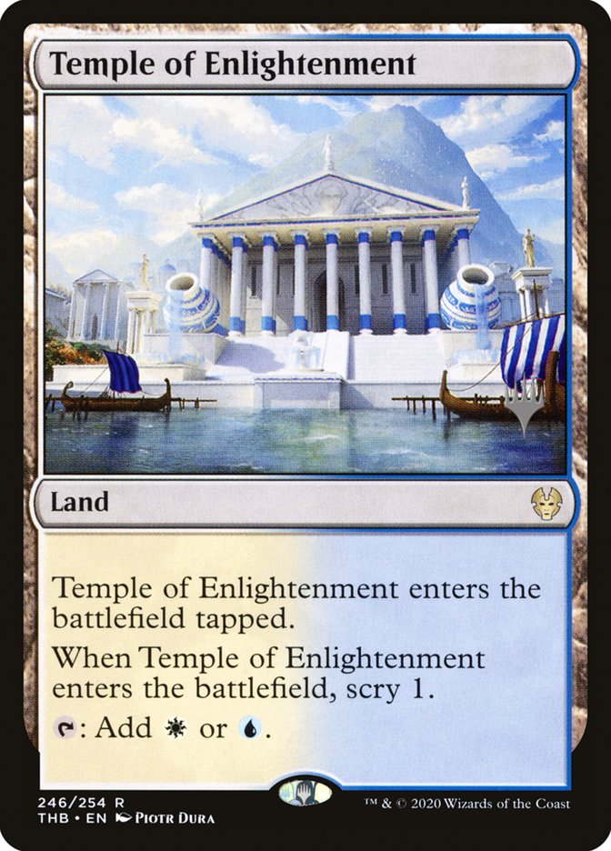 Temple of Enlightenment (Promo Pack) [Theros Beyond Death Promos] | Gam3 Escape