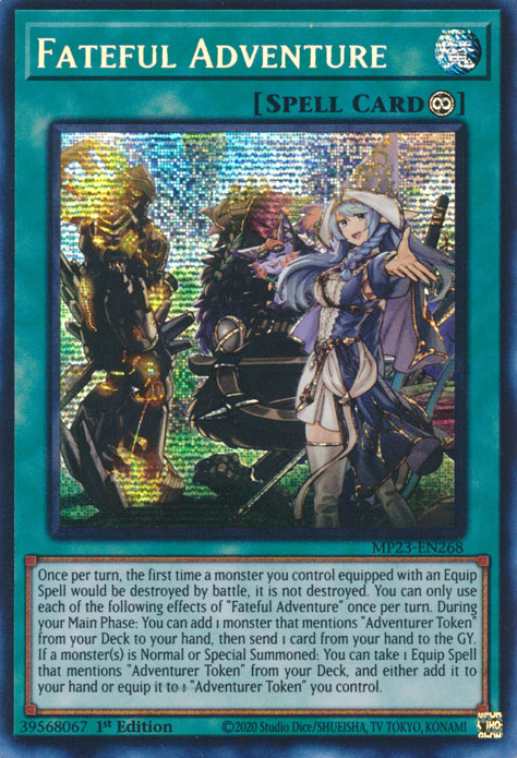 Fateful Adventure [MP23-EN268] Prismatic Secret Rare | Gam3 Escape