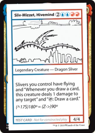 Sliv-Mizzet, Hivemind (2021 Edition) [Mystery Booster Playtest Cards] | Gam3 Escape