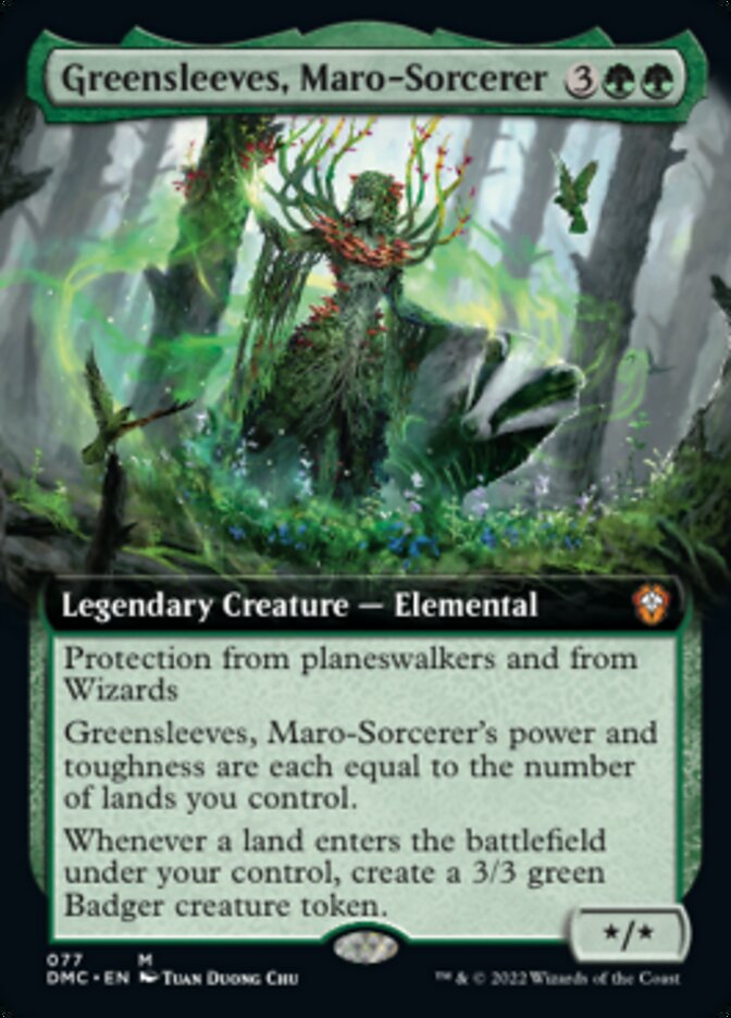 Greensleeves, Maro-Sorcerer (Extended Art) [Dominaria United Commander] | Gam3 Escape