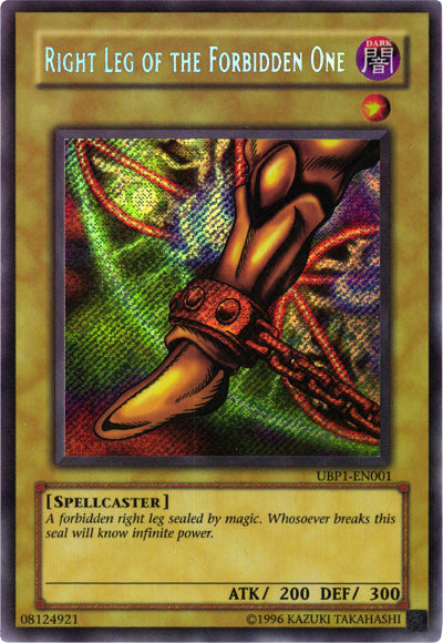 Right Leg of the Forbidden One [UBP1-EN001] Secret Rare | Gam3 Escape