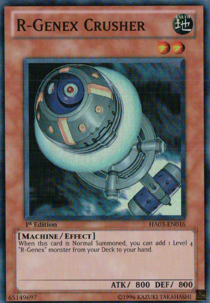 R-Genex Crusher [HA03-EN016] Super Rare | Gam3 Escape