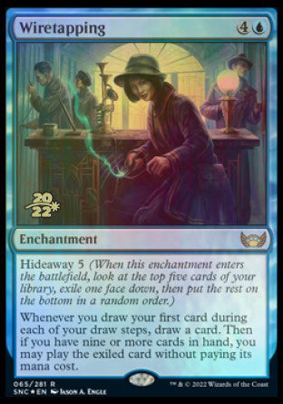 Wiretapping [Streets of New Capenna Prerelease Promos] | Gam3 Escape