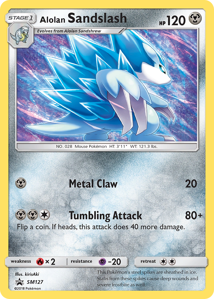 Alolan Sandslash (SM127) [Sun & Moon: Black Star Promos] | Gam3 Escape