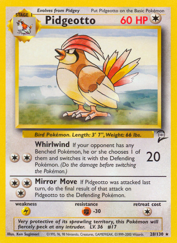 Pidgeotto (28/130) [Base Set 2] | Gam3 Escape