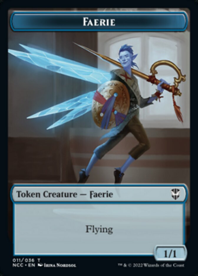 Faerie // Rogue Double-sided Token [Streets of New Capenna Commander Tokens] | Gam3 Escape