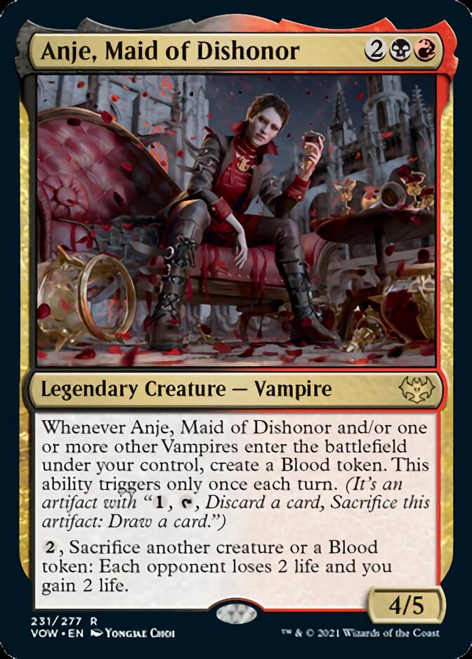 Anje, Maid of Dishonor [Innistrad: Crimson Vow] | Gam3 Escape