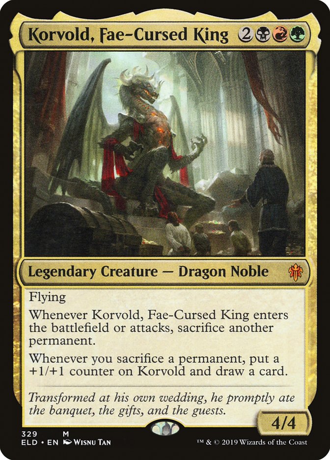 Korvold, Fae-Cursed King [Throne of Eldraine] | Gam3 Escape
