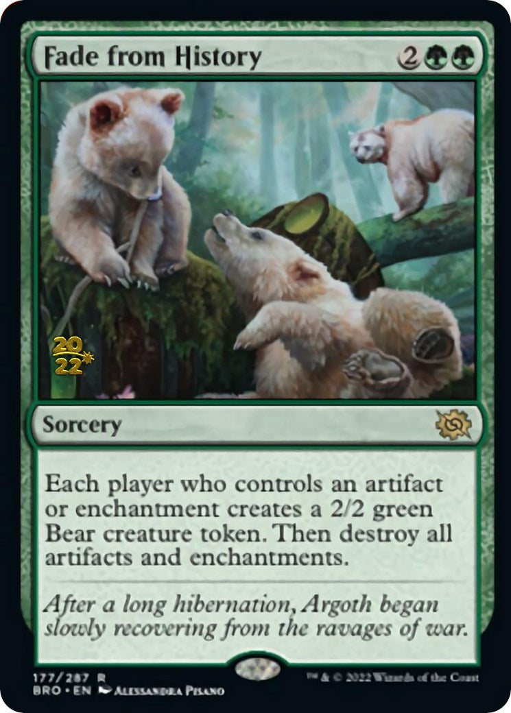 Fade from History [The Brothers' War: Prerelease Promos] | Gam3 Escape