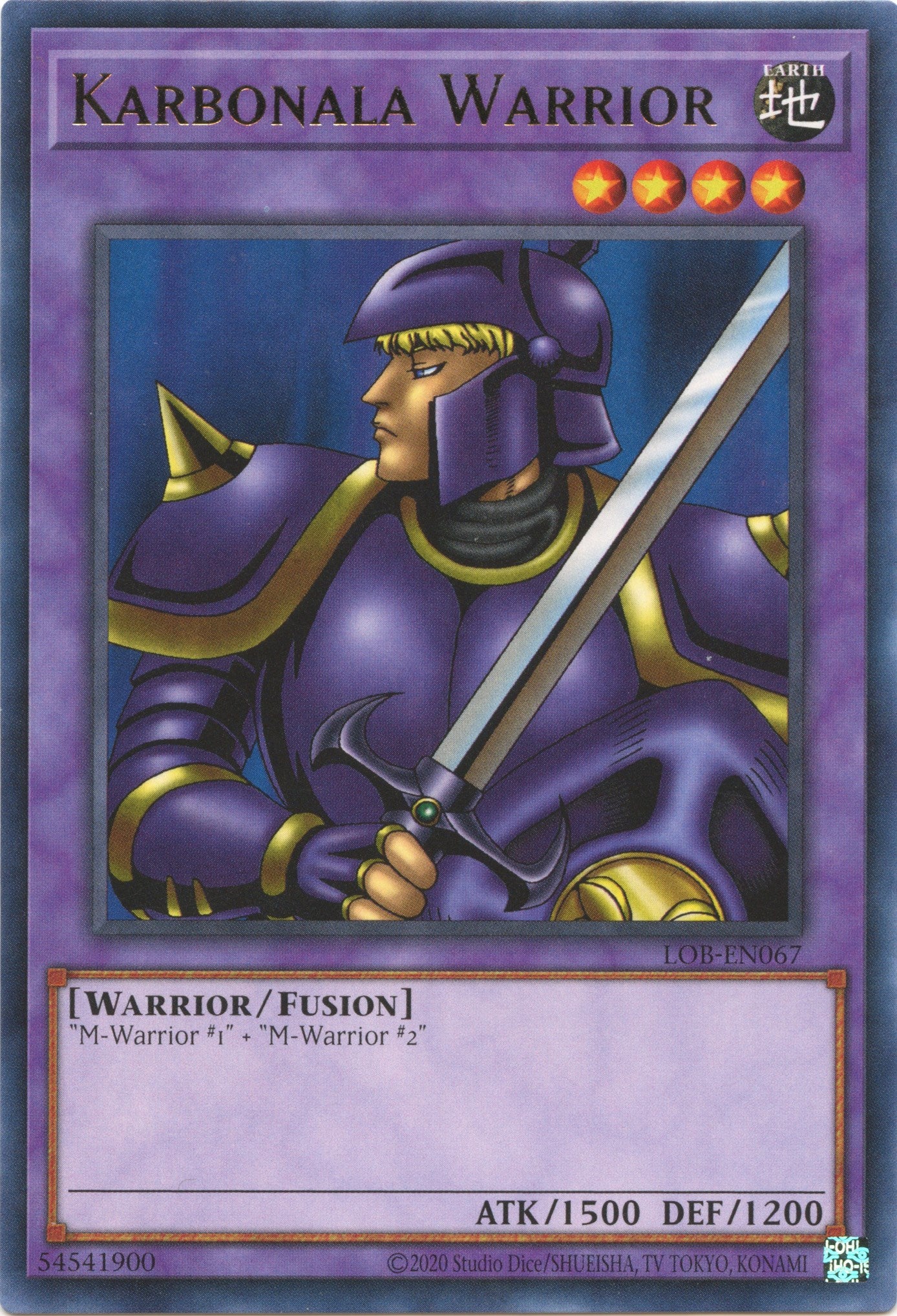 Karbonala Warrior (25th Anniversary) [LOB-EN067] Rare | Gam3 Escape