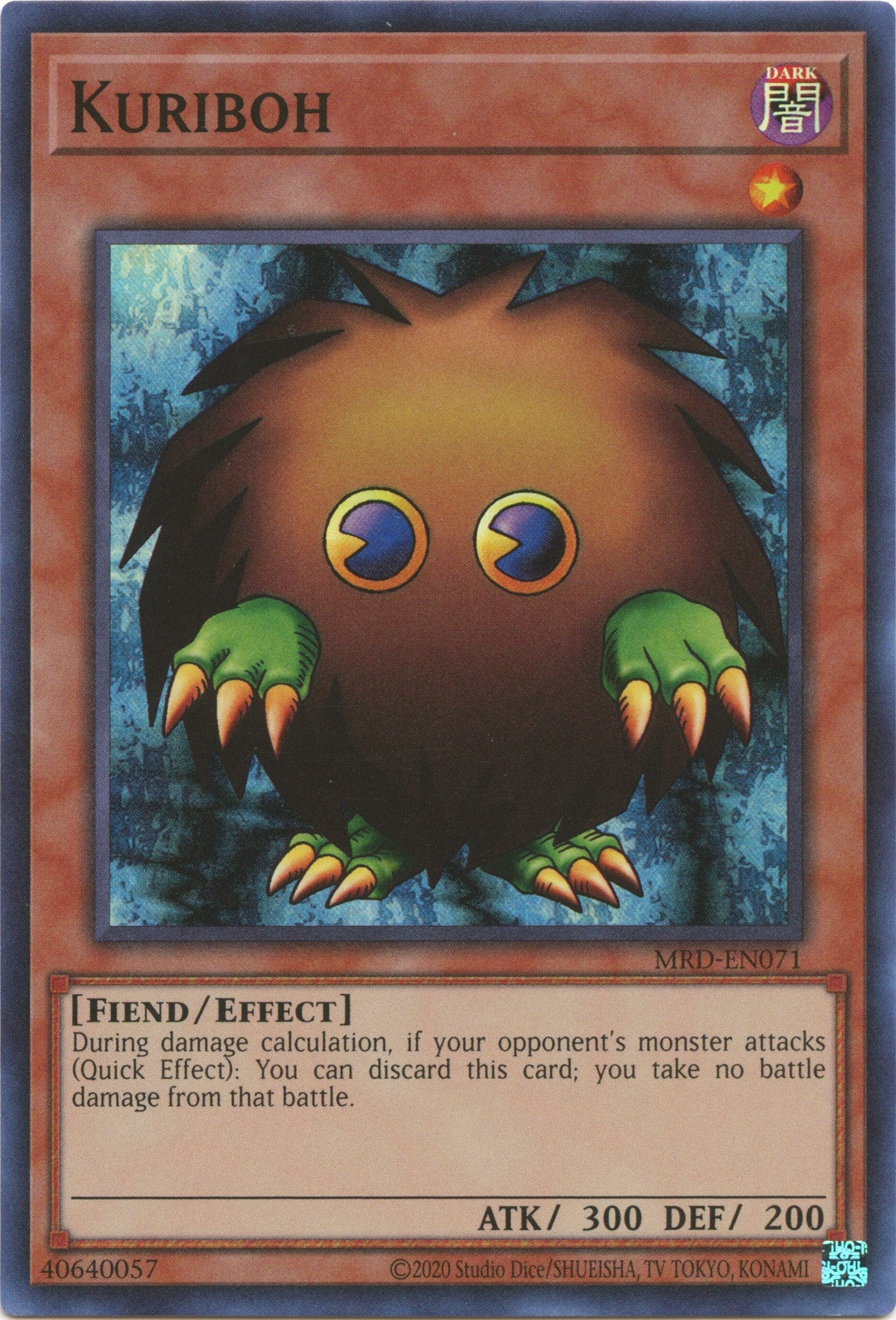 Kuriboh (25th Anniversary) [MRD-EN071] Super Rare | Gam3 Escape