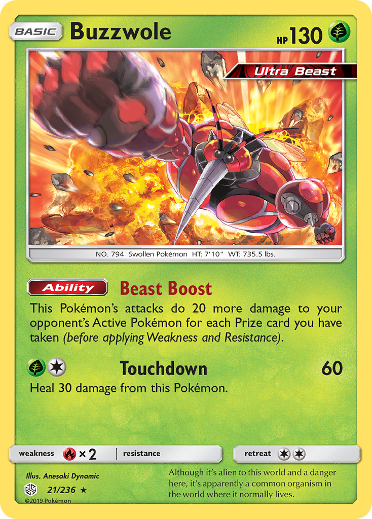 Buzzwole (21/236) [Sun & Moon: Cosmic Eclipse] | Gam3 Escape