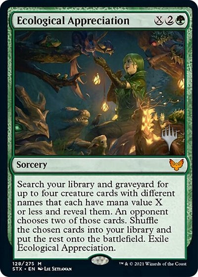 Ecological Appreciation (Promo Pack) [Strixhaven: School of Mages Promos] | Gam3 Escape
