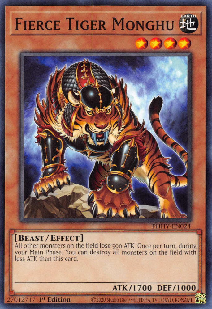 Fierce Tiger Monghu [PHHY-EN024] Common | Gam3 Escape