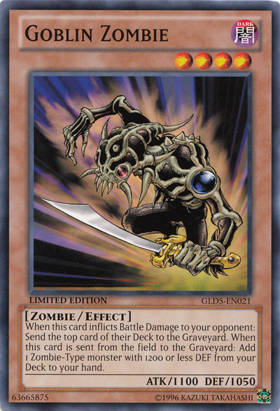 Goblin Zombie [GLD5-EN021] Common | Gam3 Escape