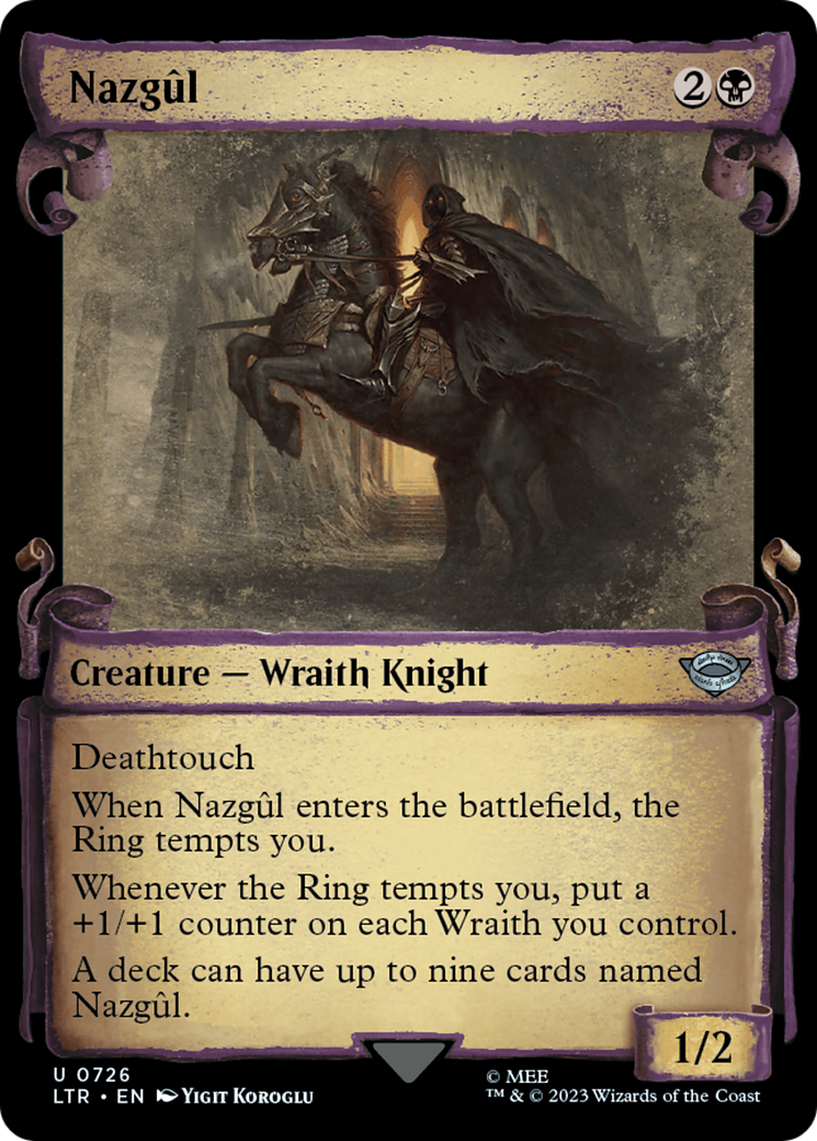 Nazgul (0726) [The Lord of the Rings: Tales of Middle-Earth Showcase Scrolls] | Gam3 Escape