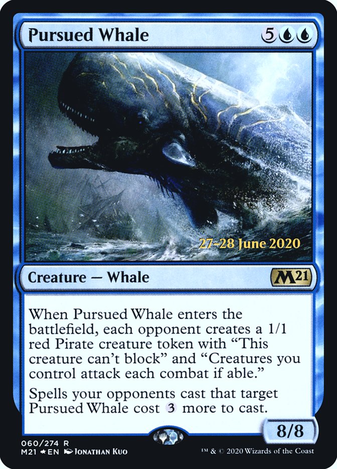 Pursued Whale  [Core Set 2021 Prerelease Promos] | Gam3 Escape