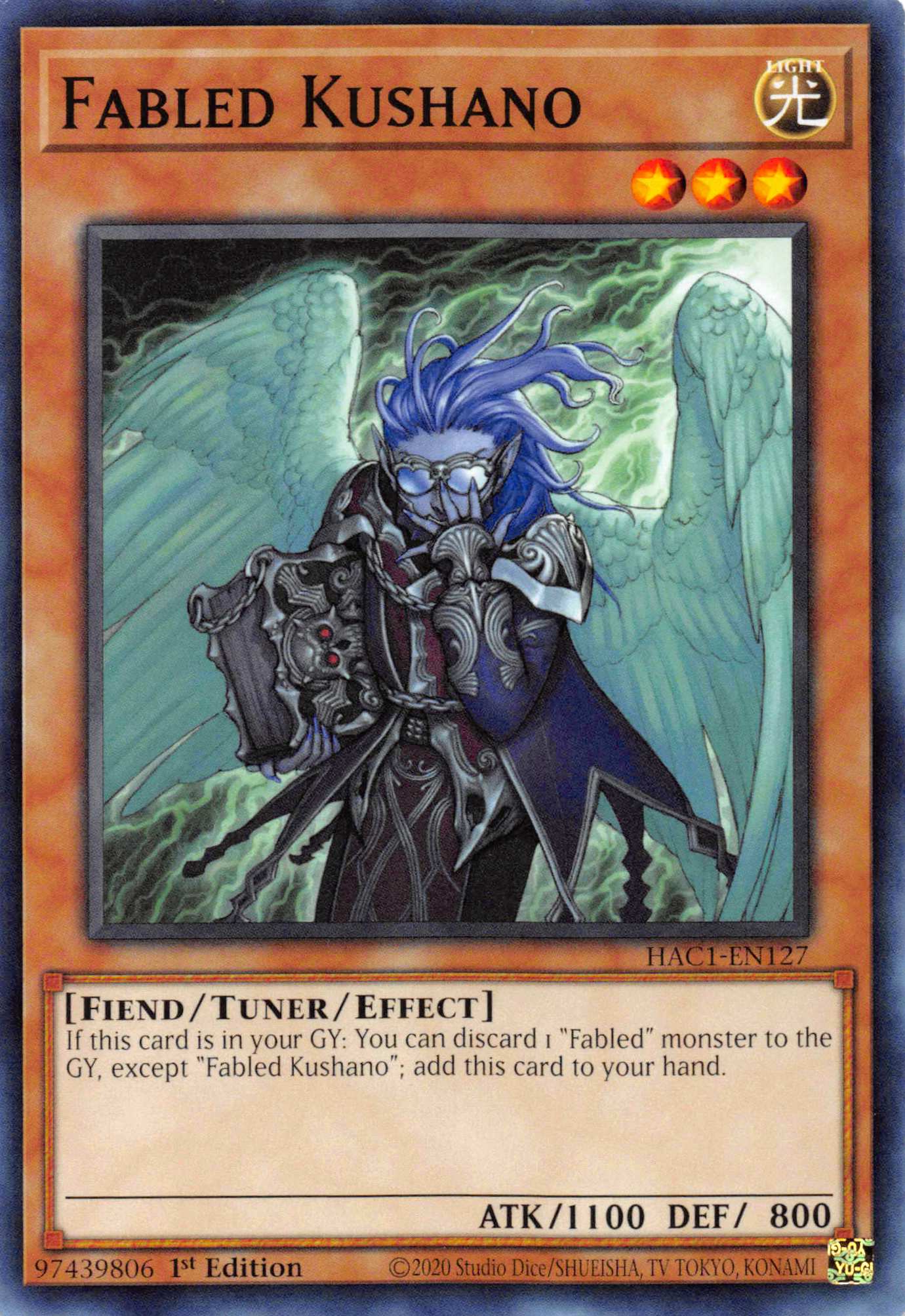 Fabled Kushano [HAC1-EN127] Common | Gam3 Escape