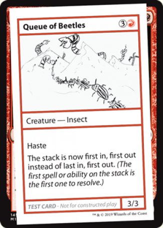Queue of Beetles (2021 Edition) [Mystery Booster Playtest Cards] | Gam3 Escape