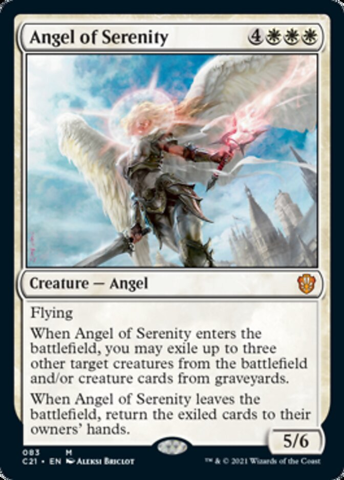 Angel of Serenity [Commander 2021] | Gam3 Escape