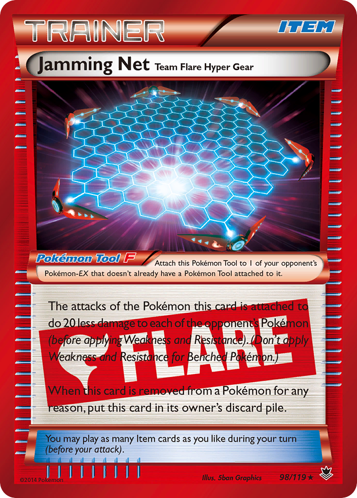 Jamming Net Team Flare Hyper Gear (98/119) [XY: Phantom Forces] | Gam3 Escape