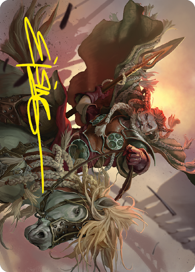 Eomer of the Riddermark Art Card (Gold-Stamped Signature) [The Lord of the Rings: Tales of Middle-earth Art Series] | Gam3 Escape