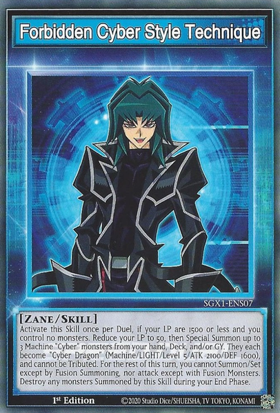 Forbidden Cyber Style Technique [SGX1-ENS07] Common | Gam3 Escape