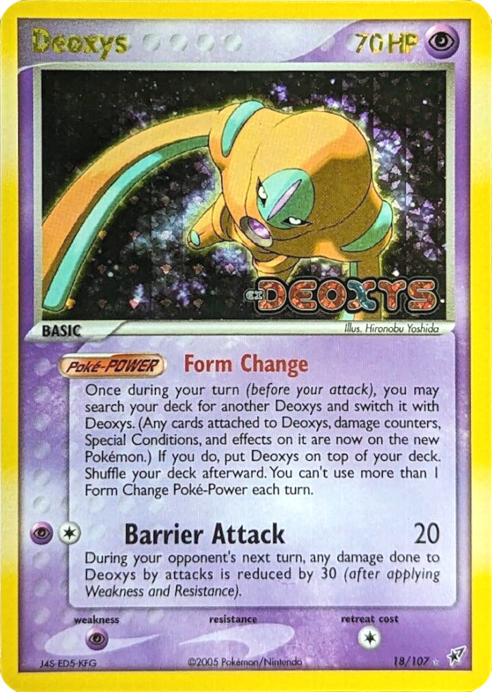 Deoxys (18/107) (Stamped) [EX: Deoxys] | Gam3 Escape