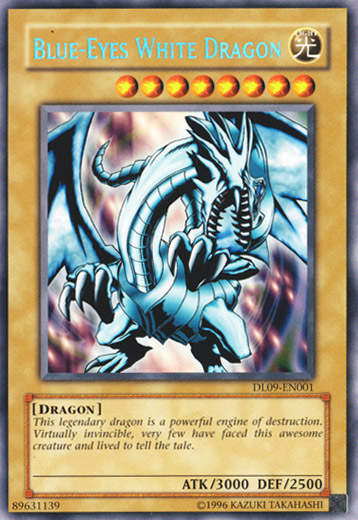 Blue-Eyes White Dragon (Blue) [DL09-EN001] Rare | Gam3 Escape