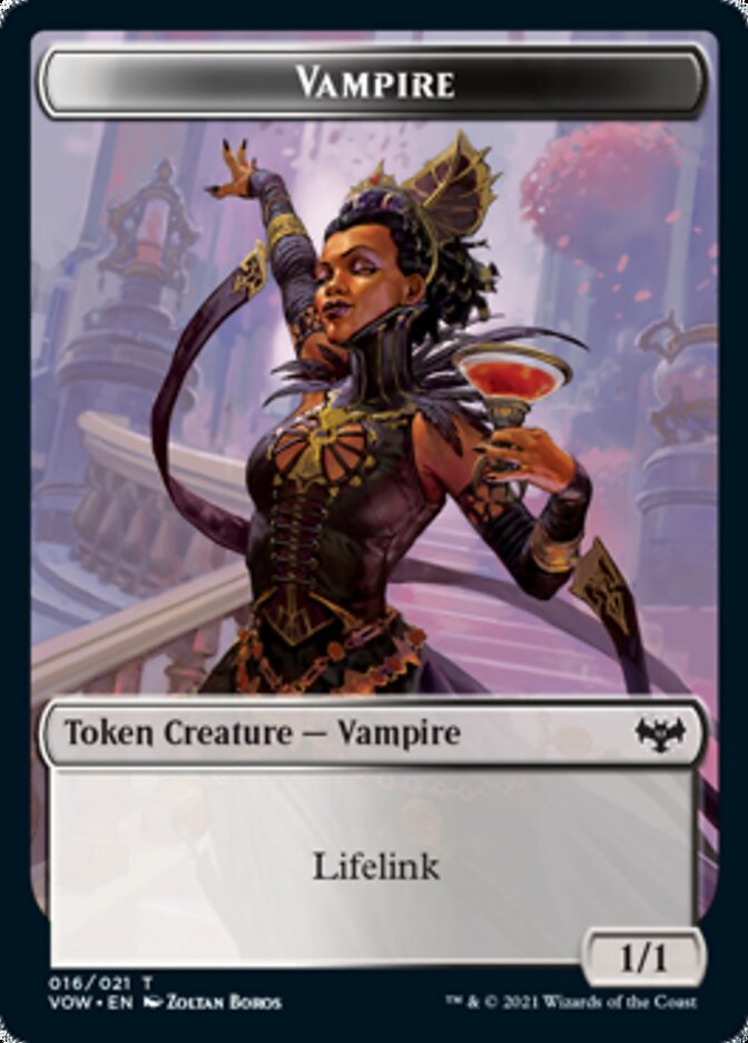 Vampire Token (016) [Innistrad: Crimson Vow Tokens] | Gam3 Escape