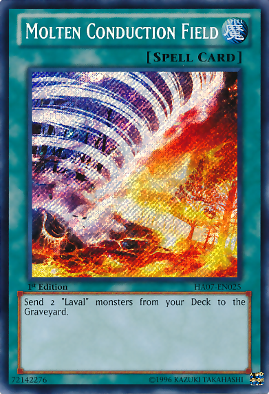 Molten Conduction Field [HA07-EN025] Secret Rare | Gam3 Escape