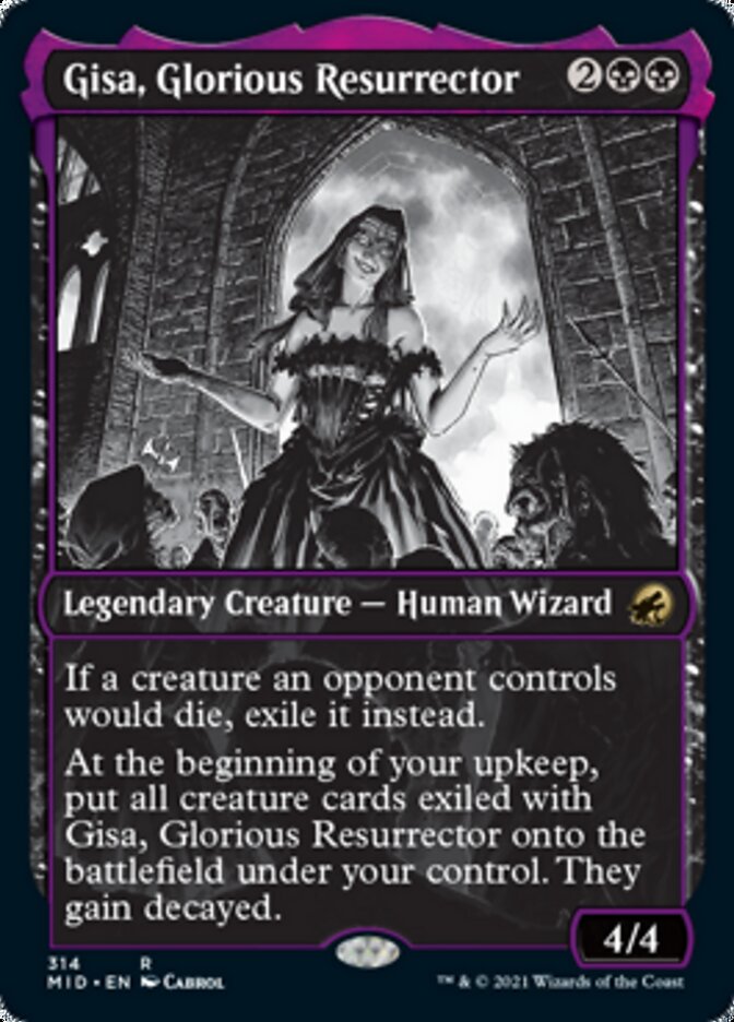 Gisa, Glorious Resurrector (Showcase Eternal Night) [Innistrad: Midnight Hunt] | Gam3 Escape