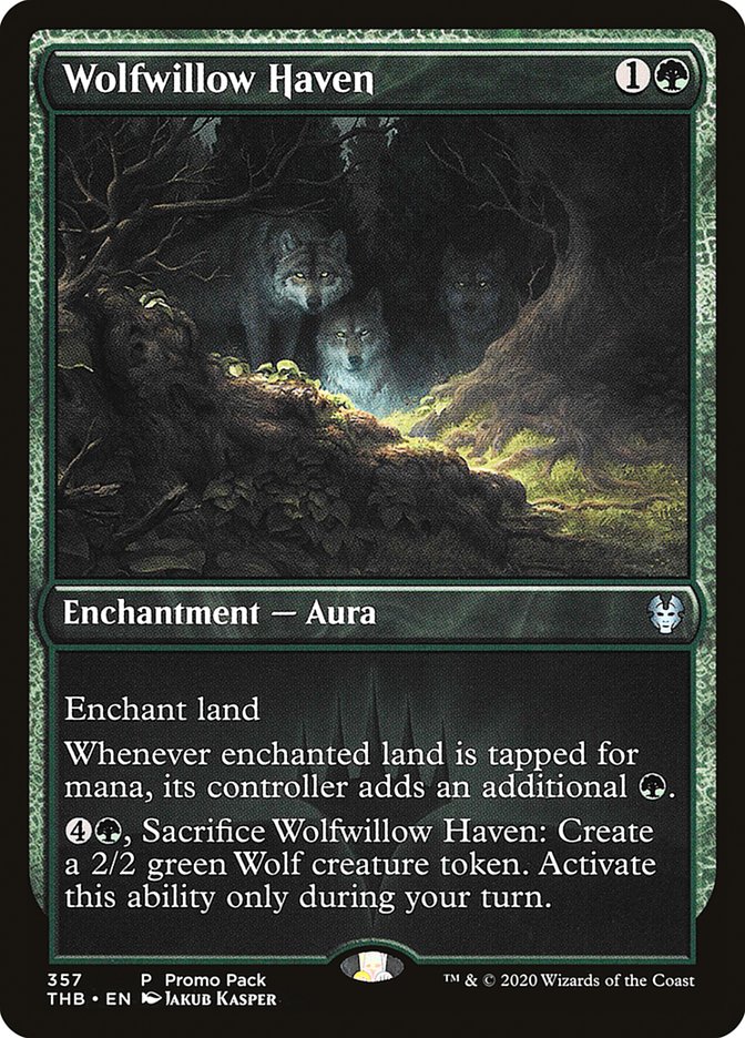Wolfwillow Haven (Promo Pack) [Theros Beyond Death Promos] | Gam3 Escape