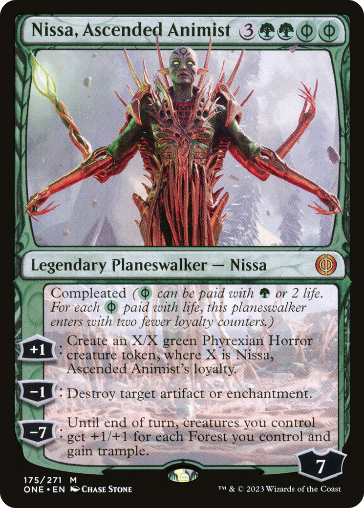 Nissa, Ascended Animist [Phyrexia: All Will Be One] | Gam3 Escape