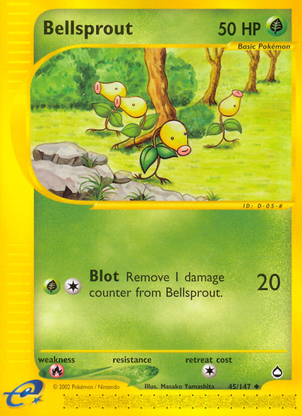 Bellsprout (45/147) [Aquapolis] | Gam3 Escape