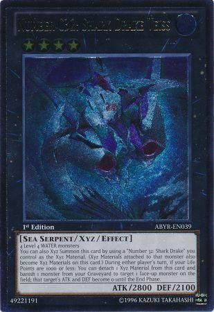 Number C32: Shark Drake Veiss (UTR) [ABYR-EN039] Ultimate Rare | Gam3 Escape