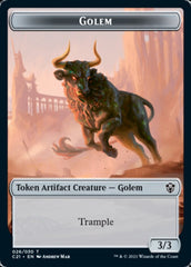 Golem (026) // Thopter Token [Commander 2021 Tokens] | Gam3 Escape