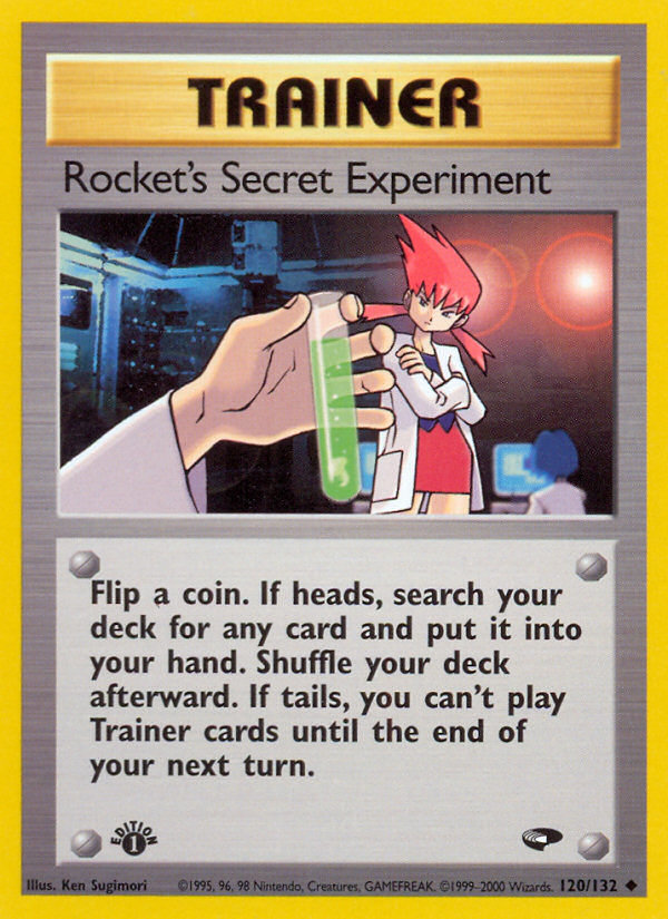 Rocket's Secret Experiment (120/132) [Gym Challenge 1st Edition] | Gam3 Escape