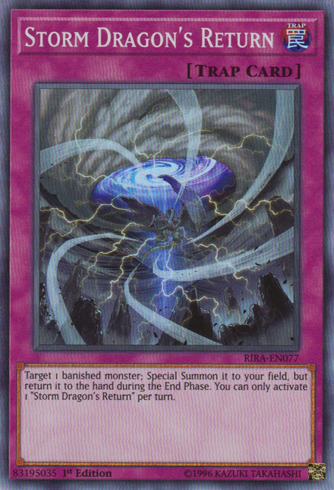 Storm Dragon's Return [RIRA-EN077] Super Rare | Gam3 Escape