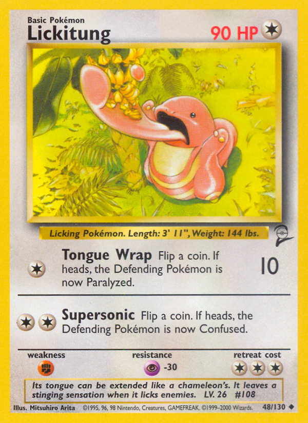 Lickitung (48/130) [Base Set 2] | Gam3 Escape