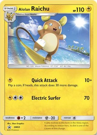 Alolan Raichu (SM65) (Jumbo Card) [Sun & Moon: Black Star Promos] | Gam3 Escape