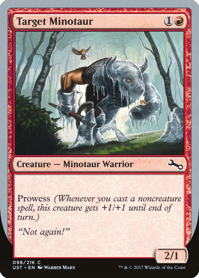 Target Minotaur (Ice Art) [Unstable] | Gam3 Escape