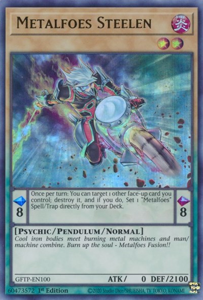 Metalfoes Steelen [GFTP-EN100] Ultra rare | Gam3 Escape