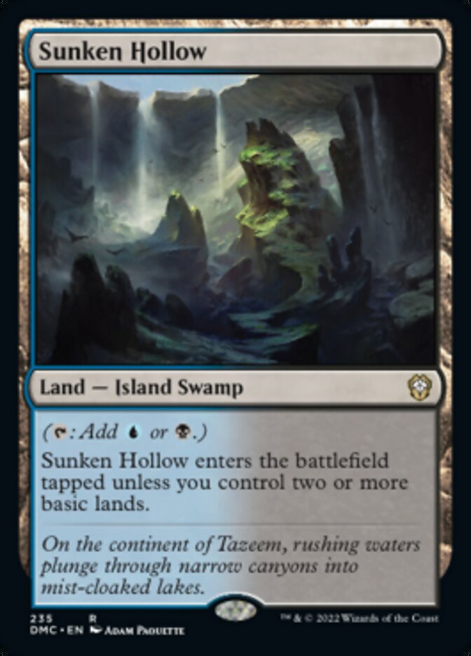 Sunken Hollow [Dominaria United Commander] | Gam3 Escape