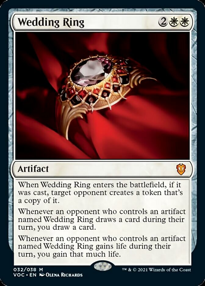 Wedding Ring [Innistrad: Crimson Vow Commander] | Gam3 Escape