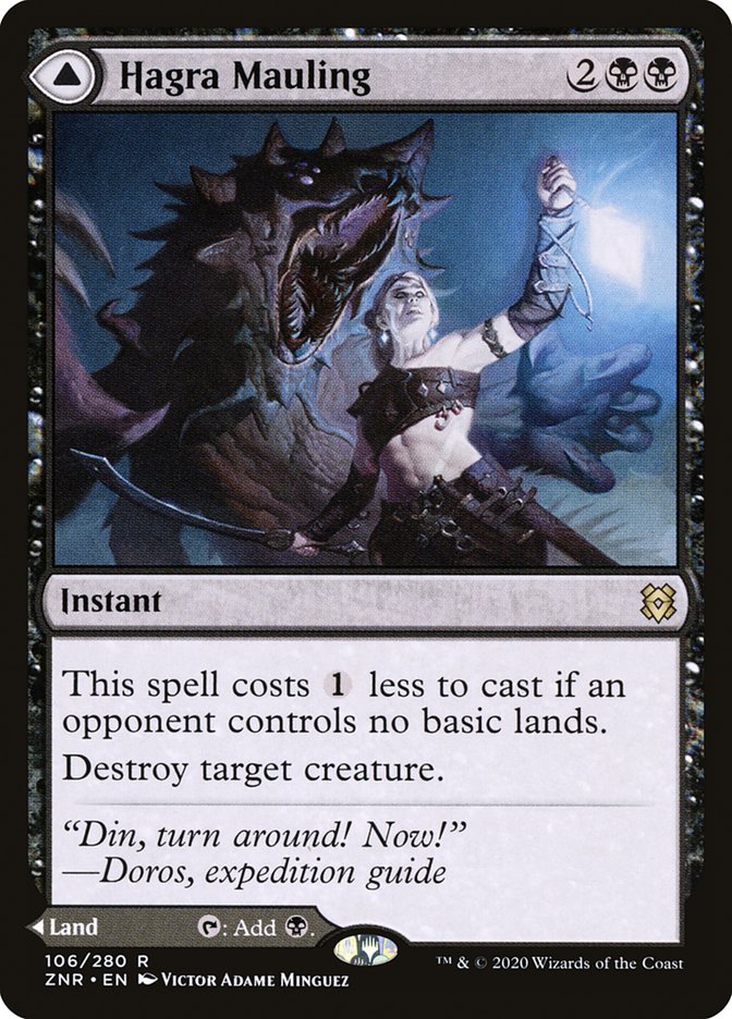 Hagra Mauling // Hagra Broodpit [Zendikar Rising] | Gam3 Escape