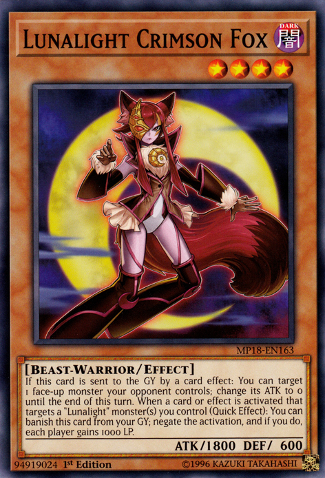 Lunalight Crimson Fox [MP18-EN163] Common | Gam3 Escape