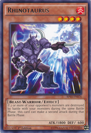 Rhinotaurus [BP03-EN076] Rare | Gam3 Escape